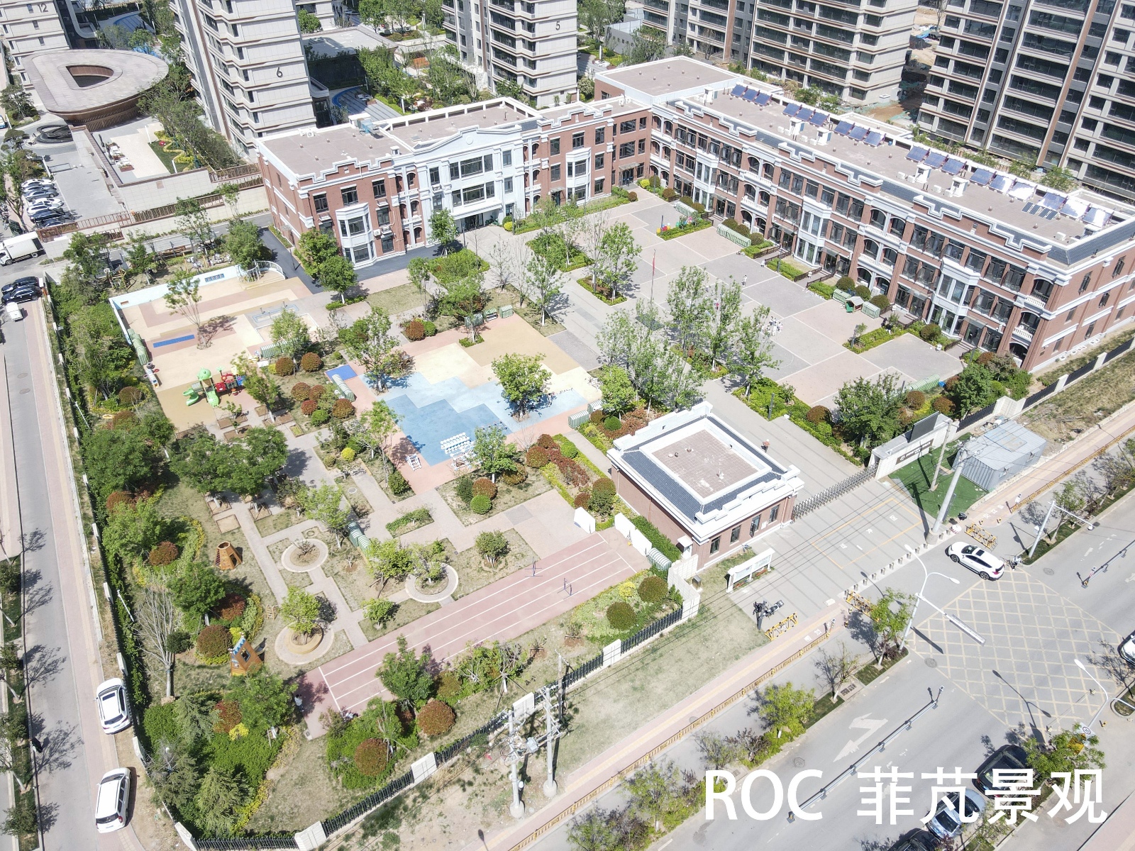 一幼銀豐園鳥瞰圖